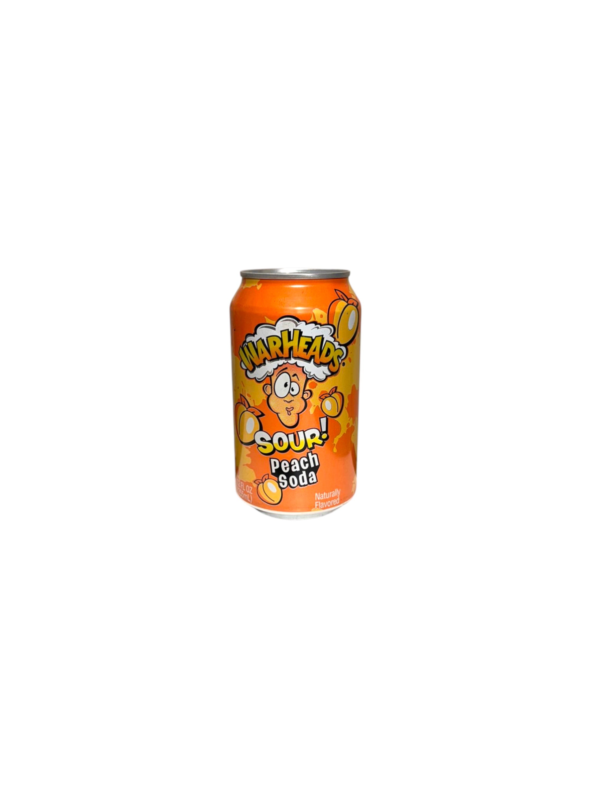 Warheads Peach soda 355ml sour candy drink