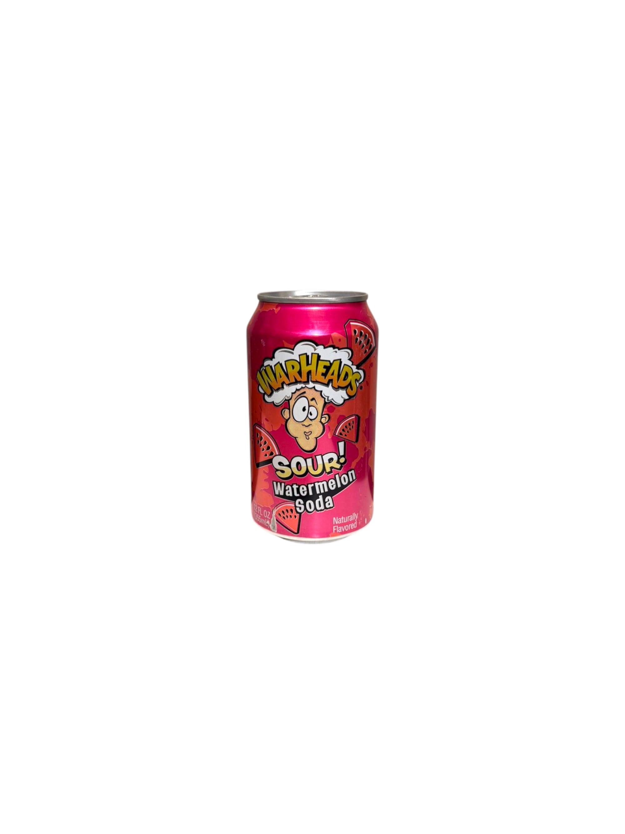 Warheads Watermelon soda 355ml sour candy drink