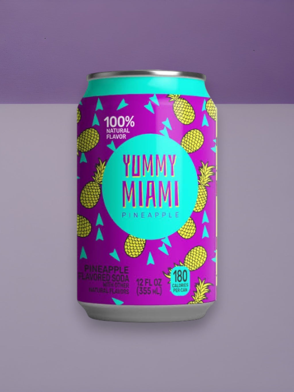 Yummy Miami Pineapple Drink 355ml Can Imported from USA Monroe Wisconsin