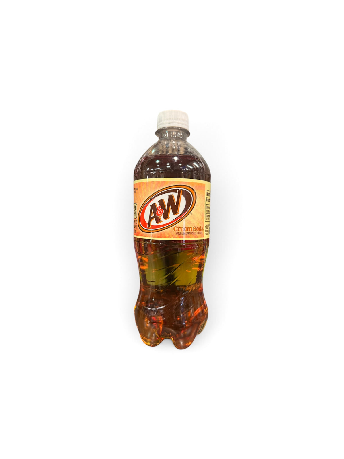 A&W Cream Soda 591 mL Bottle – Smooth & Creamy Vanilla Flavour