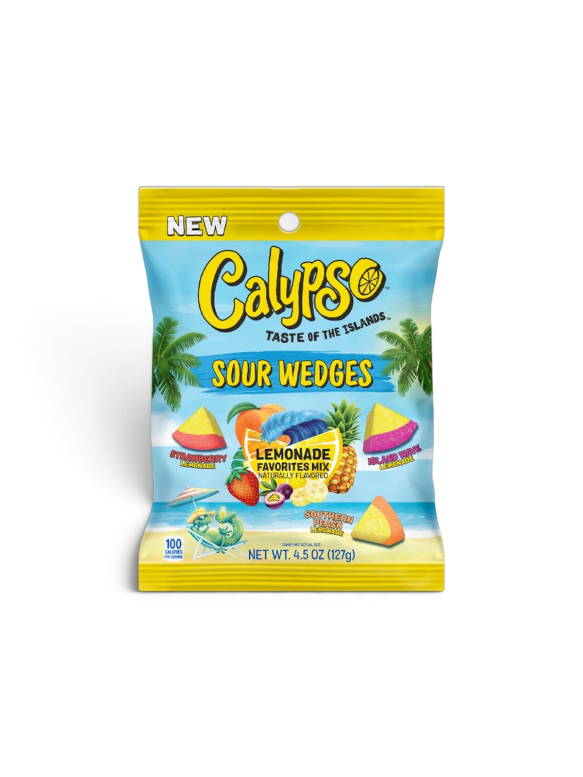 Calypso Sour Wedges Chewy Candy – 2 Flavours | Ocean Blue Lemonade & Lemonade Favourites Mix