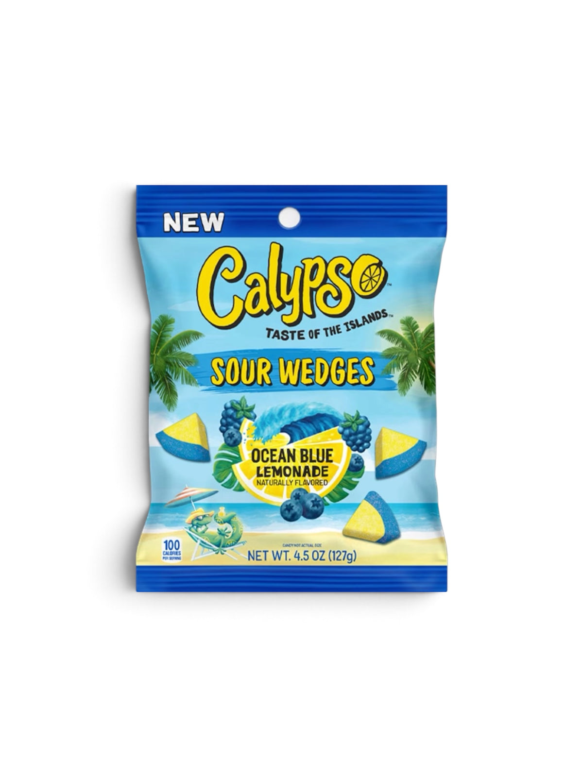 Calypso Sour Wedges Chewy Candy – 2 Flavours | Ocean Blue Lemonade & Lemonade Favourites Mix