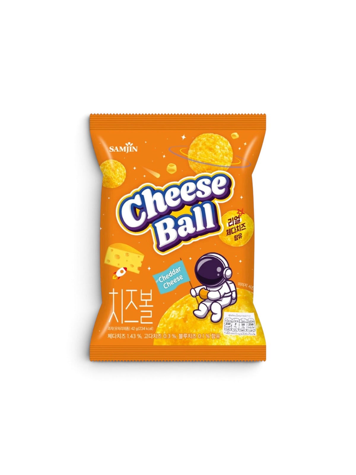 Samjin Korean Snack Balls – Cheese, Takoyaki, Melon & Corn