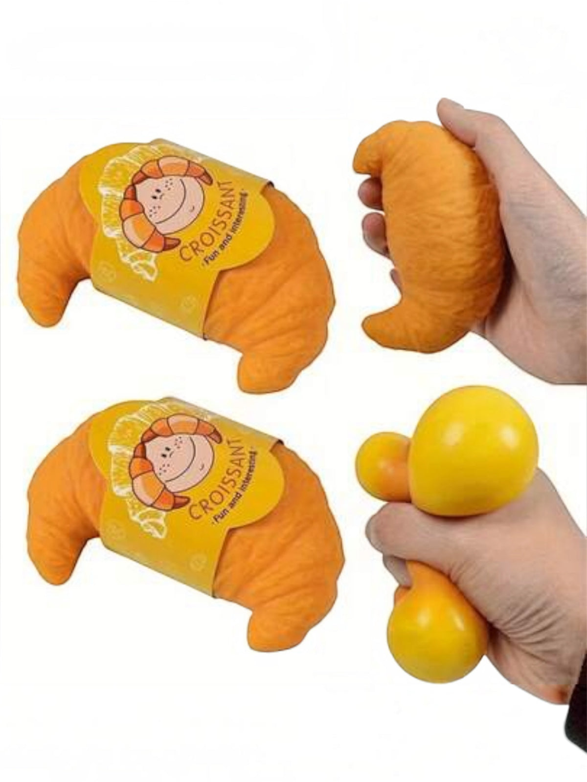 Croissant Squishy Toy