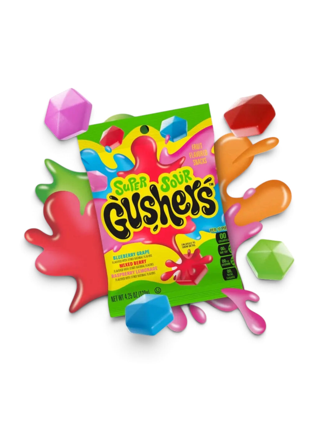Gushers Fruit Snacks – Super Sour & Flavour Mixers | 3 Varieties