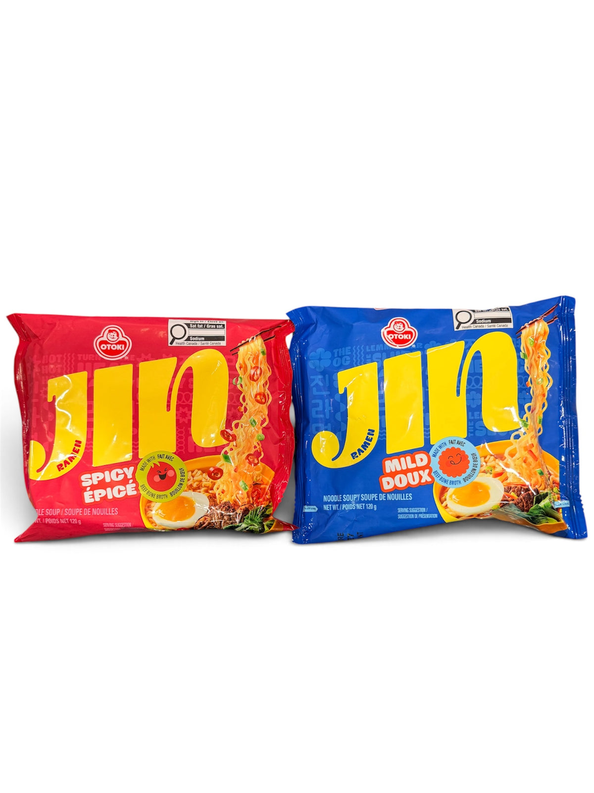JIN Ramen Noodle Soup – Spicy & Mild Doux | Imported