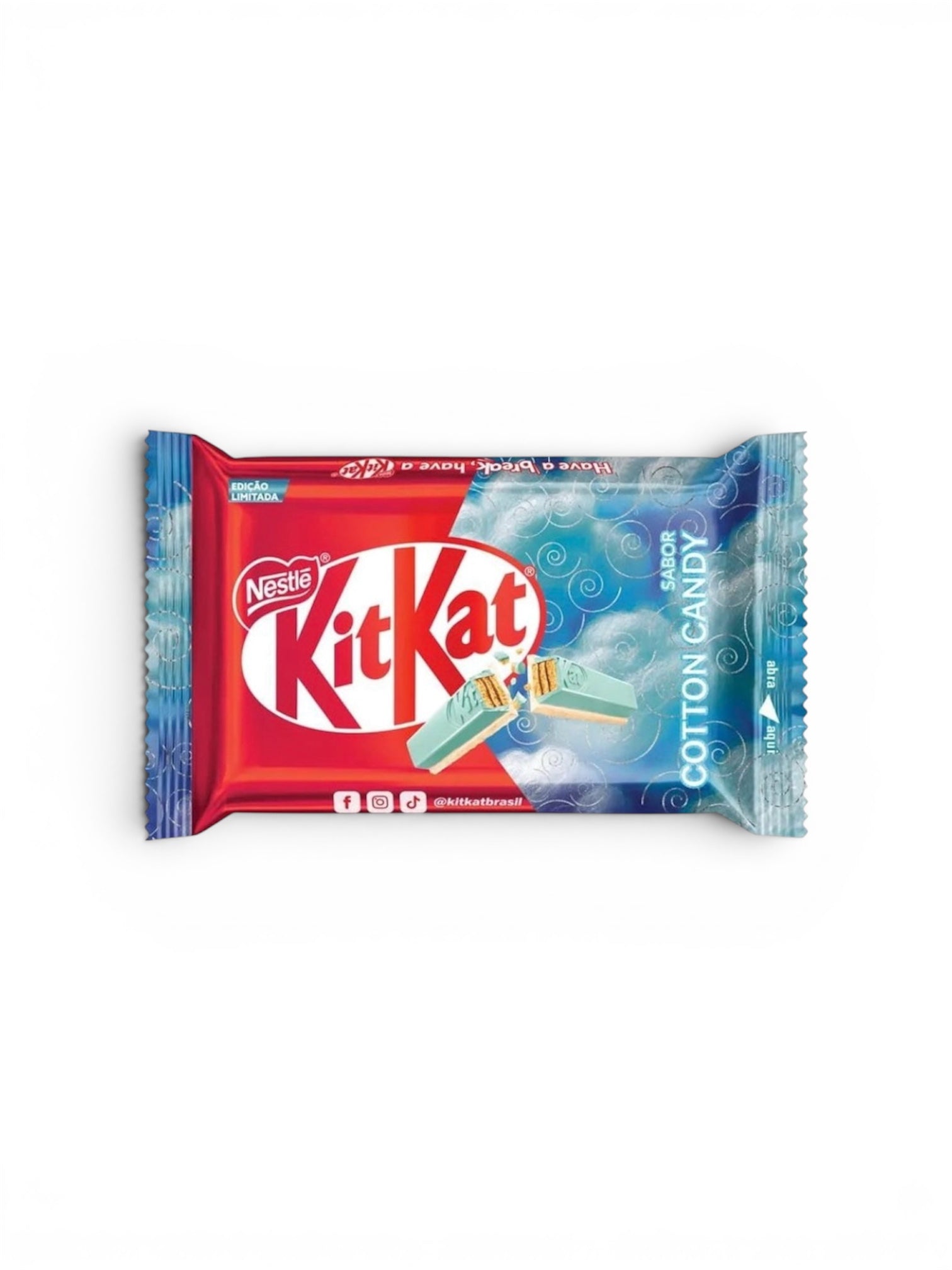KitKat Sabor Cotton Candy Chocolate Wafer Bar – Crispy Wafer with Cotton Candy Flavor