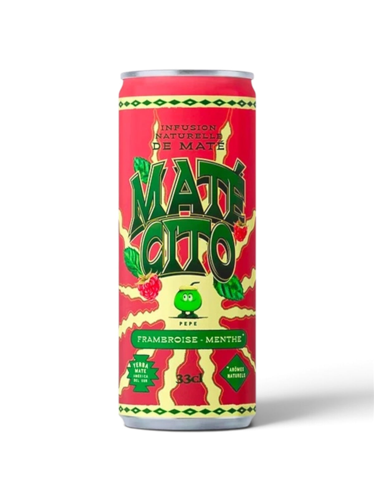 Maté Cito Framboise Menthe 330 mL – Imported from France