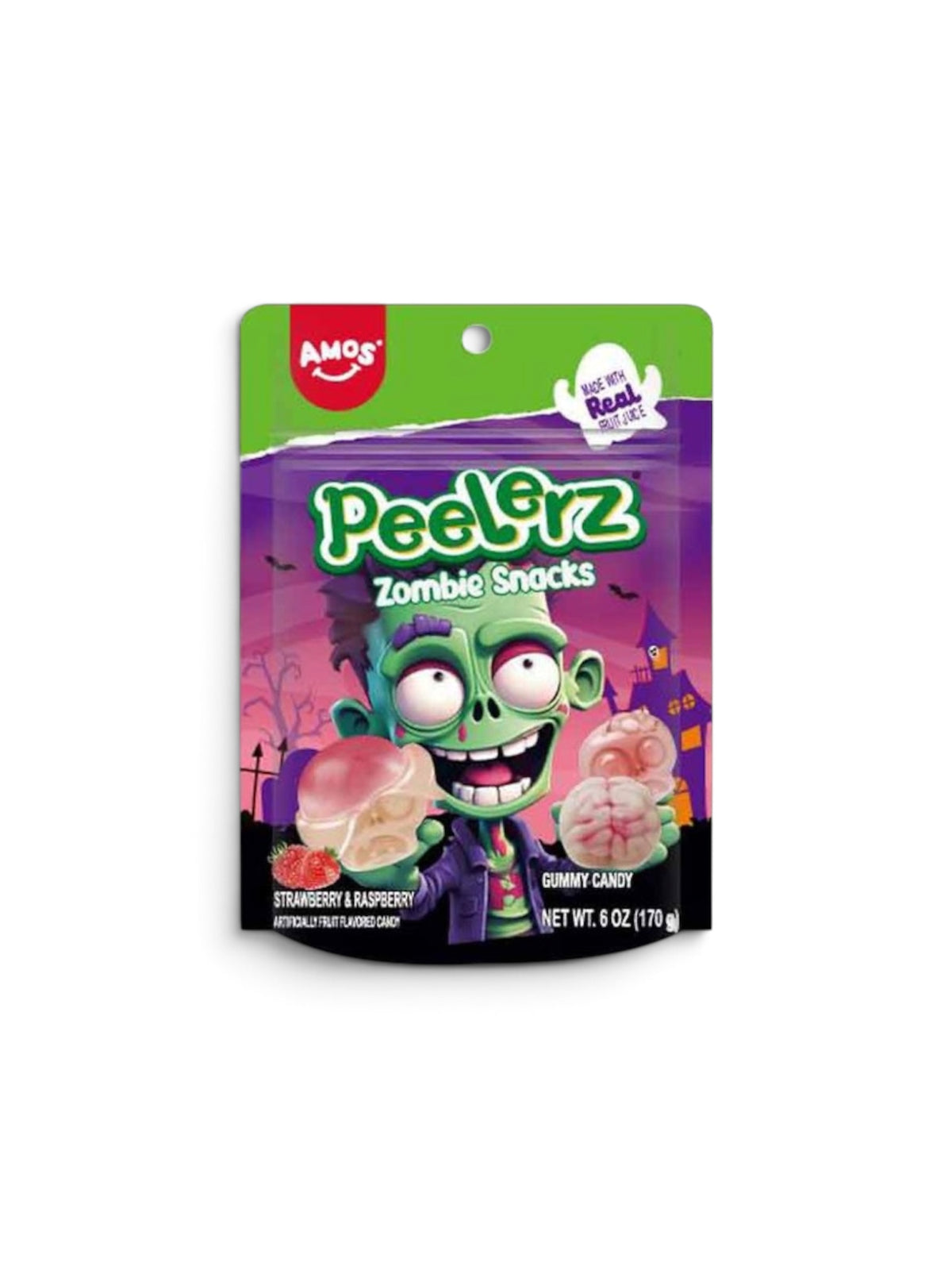 Peelerz Zombie Snacks Candy – Strawberry & Raspberry Flavour