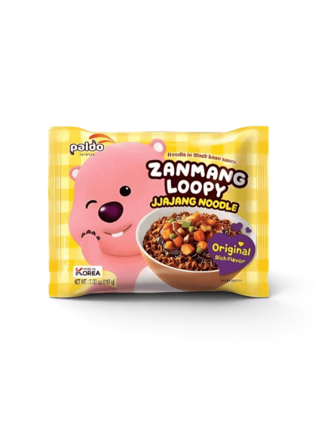 Paldo Zanmang Loopy Korean Instant Noodles – 4 Flavours | Jjajang, Volcano Chicken & Carbonara