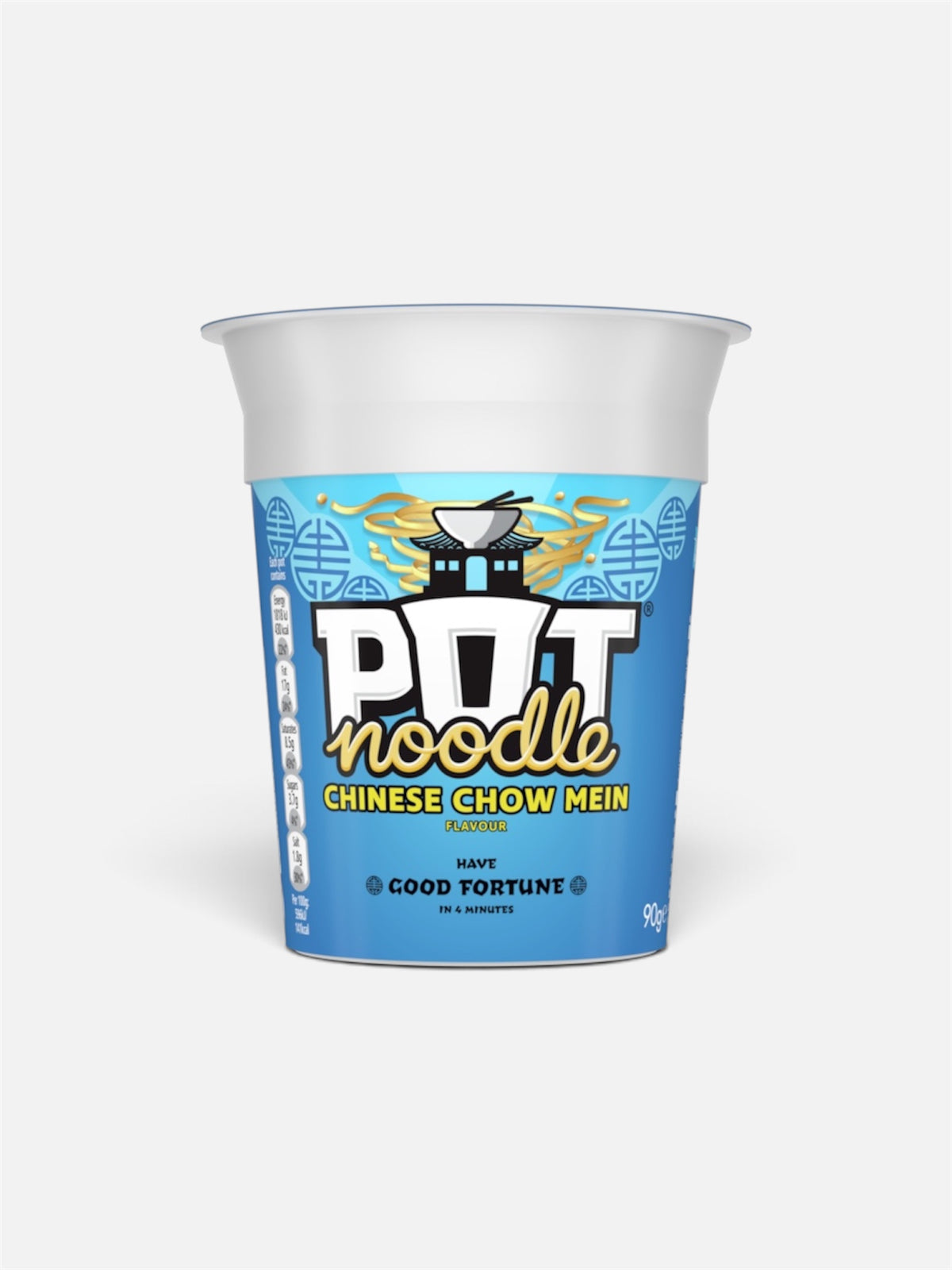 Pot Noodle Chinese Chow Mein Instant Noodles – Savoury Stir-Fry Flavour Pot | 90g