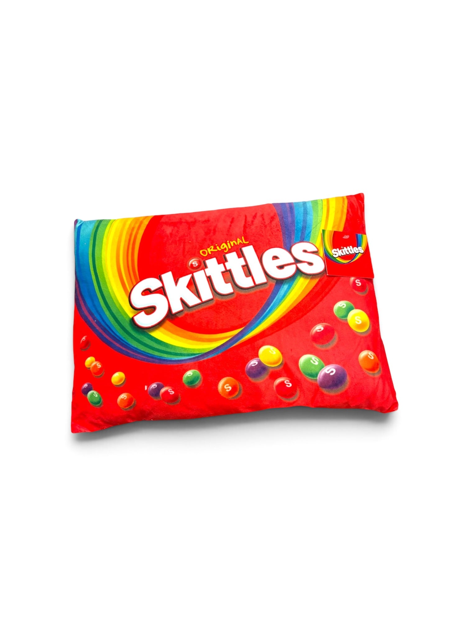 Skittles Plush Pillow – Soft Candy-Inspired Decorative Cushion