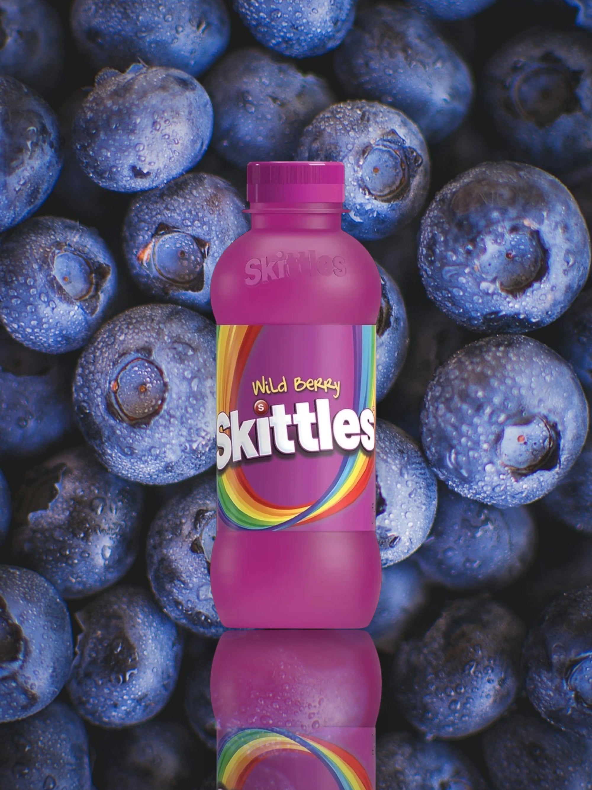 Skittles Wild Berry Drink 414ml Bottle – Berry Flavored Beverage