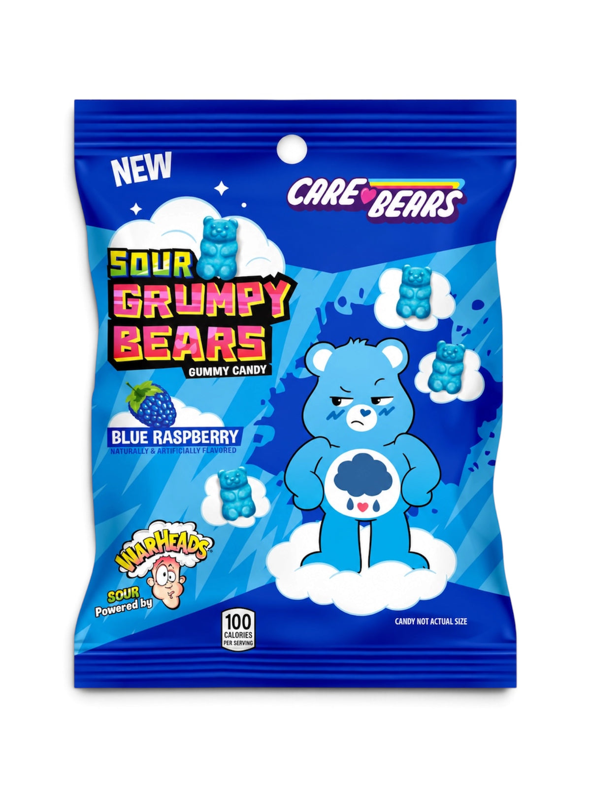 Warheads Sour Grumpy Bears – 99g
