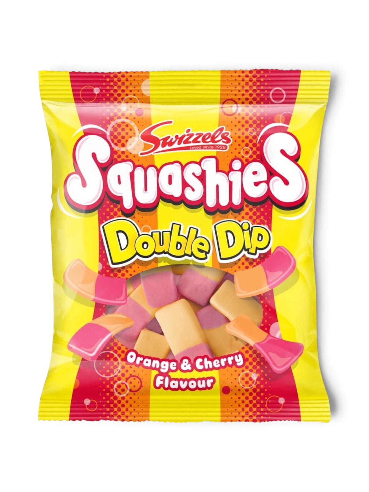 Swizzels Squashies Double Dip Orange & Cherry