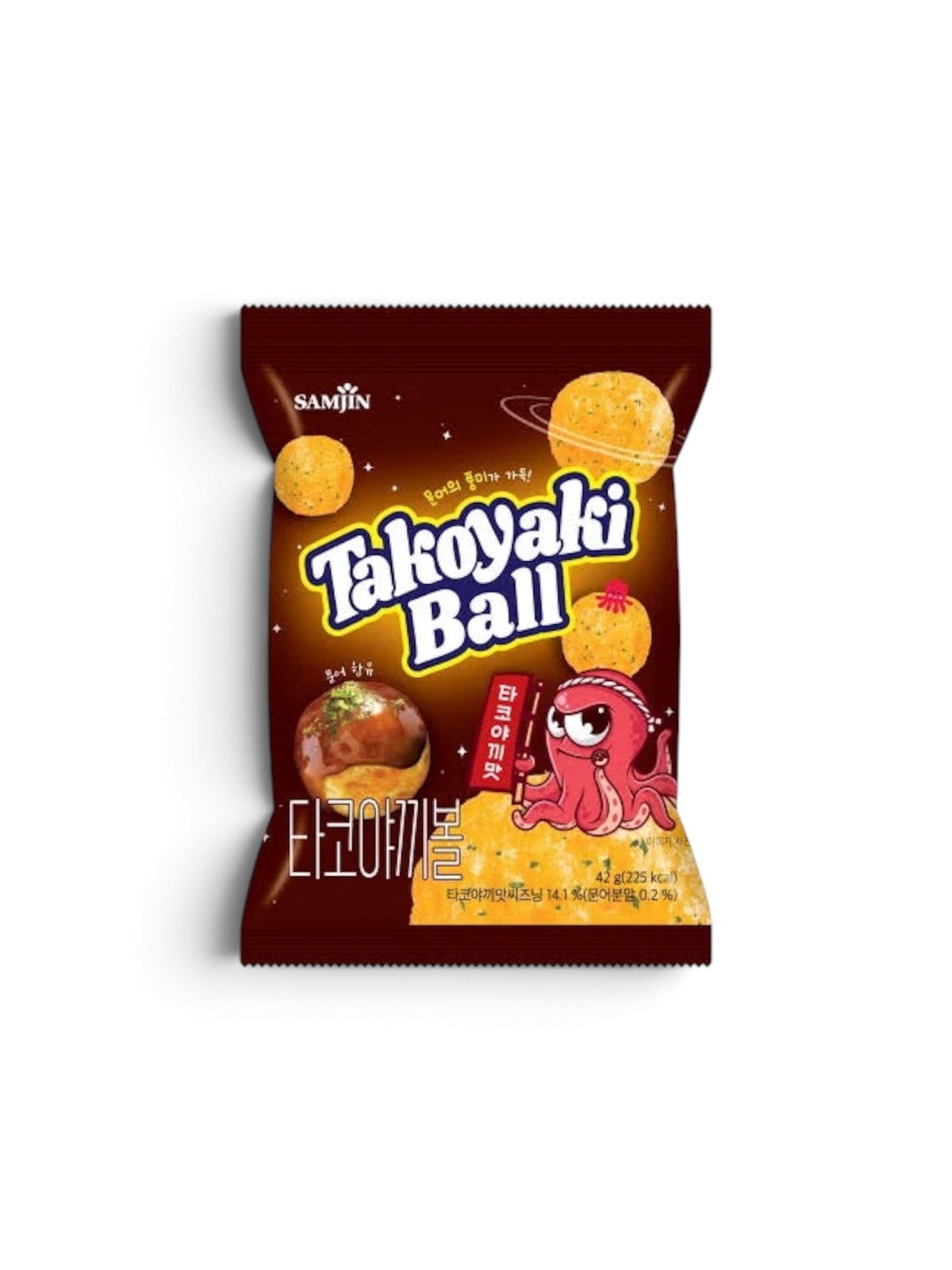 Samjin Korean Snack Balls – Cheese, Takoyaki, Melon & Corn
