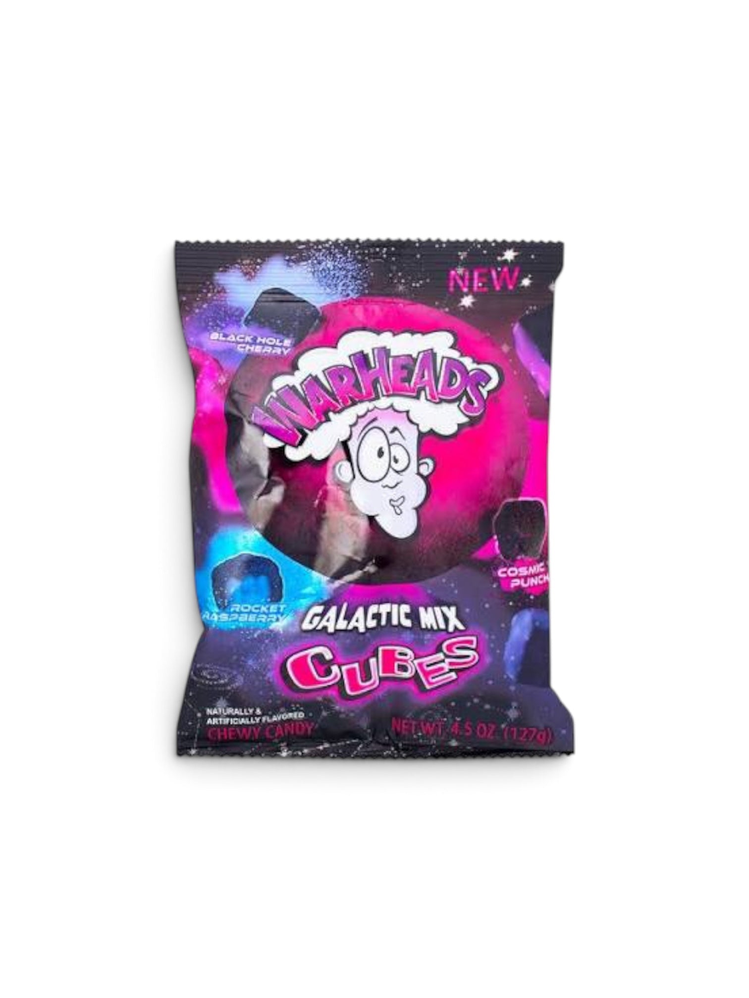 Warheads Sour Galactic Mix Cubes Candy